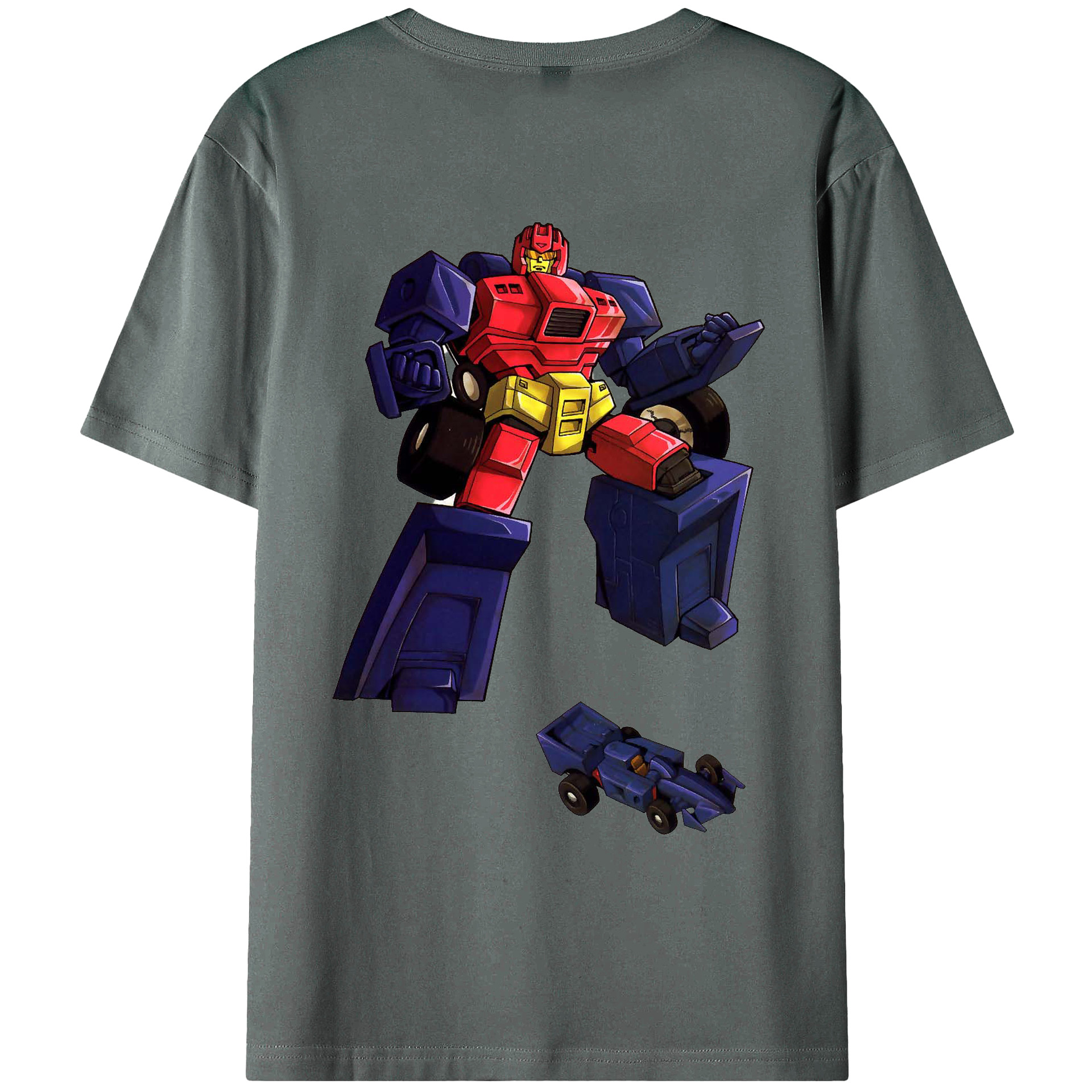 （画像用）  綿100％ メンズ半袖Tシャツ（バックプリント） 通気性